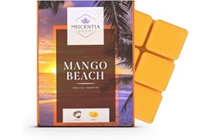miscentia Duftwachswürfel - Duftwachs für Duftlampe, Teelicht, elektrisch, Geschenkidee, Wax melts, aus Sojawachs, plastikfrei und vegan… (Mango Beach)