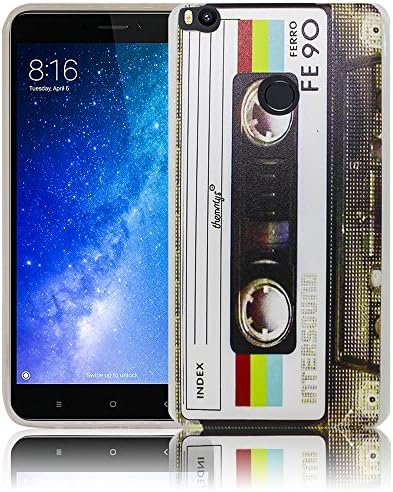 Xiaomi Mi Max 2 Cassette Retro Silicone Protective Case Protective Case Mobile Phone Case Cell Phone Case Silicone Case Case Bag Cover Bumper Case Flip smartphone cellphone backcover
