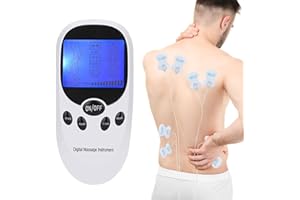 YOWMINA Electrostimulateur Musculaire, EMS/TENS Appareil Electrostimulation Musculaire, Stimulateur Musculaire Tens avec 2 Canaux Indépendant, Stimulateurs Musculaires Et Nerveux