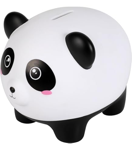 MOMMED Salvadanaio Elettronico Panda per Bambini e Adulti - Divertente