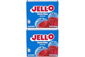 JELL-O Berry Blue 2er Set (2x85 g) inkl. Naschwerk® Sticker