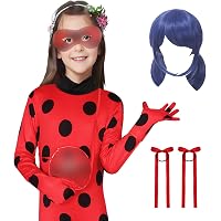 Ladybug Kostüm Set Für Mädchen - Inkl. Maske, Tutu, Handschuhe, Schmuck & Accessoires