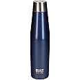 Built Perfect Seal Leakproof Insulated Water Bottle, Stainless Steel, 540 ml, Navy