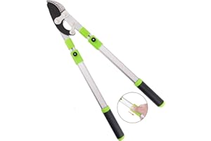 Namotu Telescopic Anvil Garden Tree Loppers - Heavy Duty Ratchet Lopper Extendable 690mm to 1030mm for Pruning Tree Hedge Branch