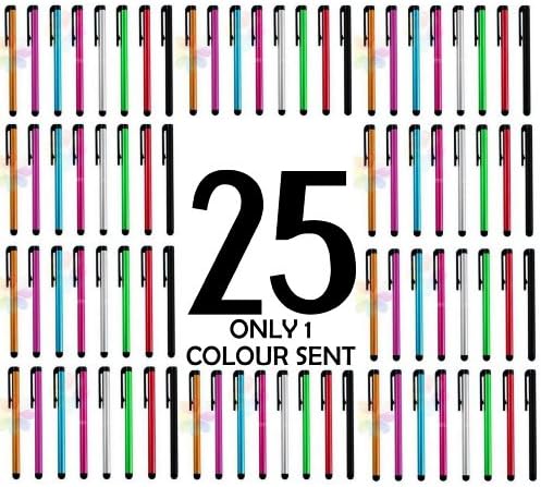 TEEPEE ONLINE25 x STYLUS PENS for TOUCH SCREENS, SMALL TABLETS, MOBILE PHONES, BLACKBERRY, SAMSUNG, MOTOROLA, SONY, HUAWEI ETC.