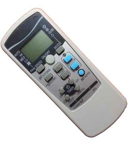 VINABTY Télécommande Universelle Remplacement Pour Mitsubishi Climatisation – Compatible RKX502A001 RKX502A007 Etc., IR Simple & Prête à L'Emploi