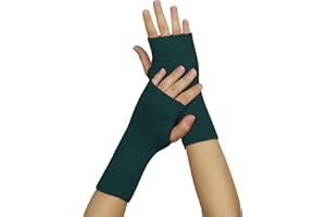 banora Armstulpen/Pulswärmer mit Daumenloch für Damen und Herren in der Naturqualität mit Schurwolle kbT und Seide