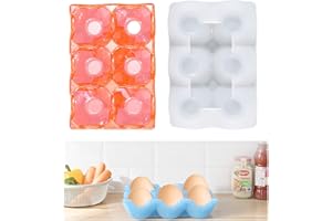 Rolin Roly Holder Porta Uova Uovo di Stoccaggio Contenitore Stampo in Silicone per la Conservazione Stampi per Vassoi da Cucina in Resina per DIY Colata Artigianato Ristorante Campeggio