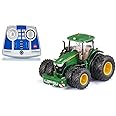 siku 6736, John Deere 7290R tractor, Includes remote control, Green, Metal,Plastic, 1:32, Remote controlled with app via Bluetooth, Removable dual tyres