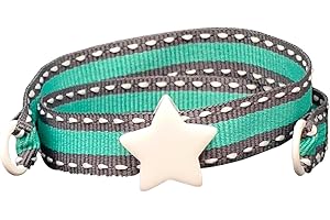 MAISON GIOIELLI FIRENZE NORA PFEIFFER Braccialetto dell’Amicizia in Tessuto Colorato con Charm in Resina a Forma di Stella, Bijoux per Donne Bambine e Ragazze