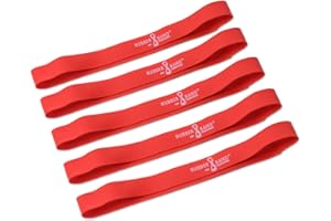 UNBEKANNT Dittmann - Set di 5 fasce da ginnastica in gomma, colore: Verde