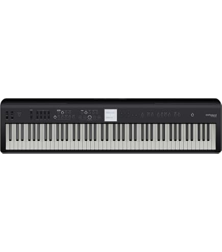 Support Clavier Réglable Vhffoso Pour 54-88 Touches - Hauteur/largeur Ajustable, Pliable, Charge 100 Kg, Blanc