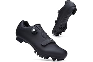 Feyenold Zapatillas de MTB Hombre y Mujer - Zapatillas de Ciclismo/Mountain Bike Compatibles con Calas SPD