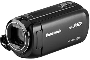 Panasonic HC-V380EG-K Full HD Soporte de - Videocámara (2.51 MP, Mos BSI, 25.4/5.8 mm (1/5.8"), 1.67 MP, 2.2 MP, 50x) (versión importada)
