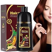 Dyceittdia 3-in-1 Haarfärbeshampoo 500ml – Färbt Graue Haare & Pflegt