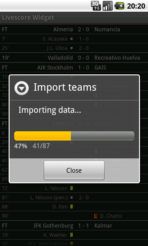 Football Livescore Widget Amazon De Apps Spiele