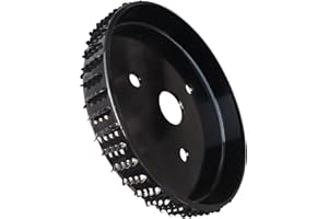 OBA Disco de fresado para amoladora angular de madera, 125 x 22,2 mm, disco de desbaste para madera, herramientas para trabajar la madera, para ranurar, lijar, grabar