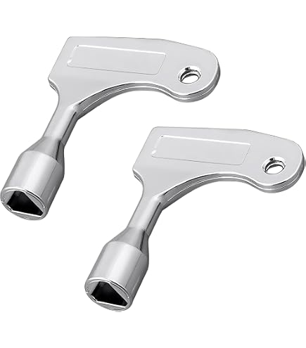 Clé Triangulaire 13x8mm – Lot De 3 Pour Robinets, Compteurs, Armoires électriques Et Ascenseurs - 3