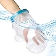 Zerone Adult Waterproof Hand or Wrist Cast Wound Cover Protector for Shower Bath, Reusable Cover Dressing Protector Arm, Cast Sleeve Bag Covers for Hands, Wrists, Fingers (10Hx15L inch, White)