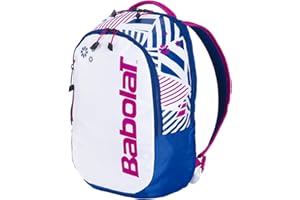 Babolat Zaino unisex per adulti, modello Tennis Kids, taglia unica, colore blu/bianco/rosa, versatile con due, scomparto speciale per accessori, ideale per bambini, unico