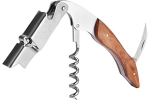 KroY PecoeD Kellnermesser Korkenzieher Flaschenöffner Weinöffner Korkenzieher Wein Flaschenöffner Kellnermesser Profi für Barmixer Sommelier