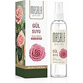 Masala Saf G&uuml;l Suyu 125 ml%100 Doğal Yağlı Hidrosol - Tonik Rose Floral Water Hydrosol Tonic