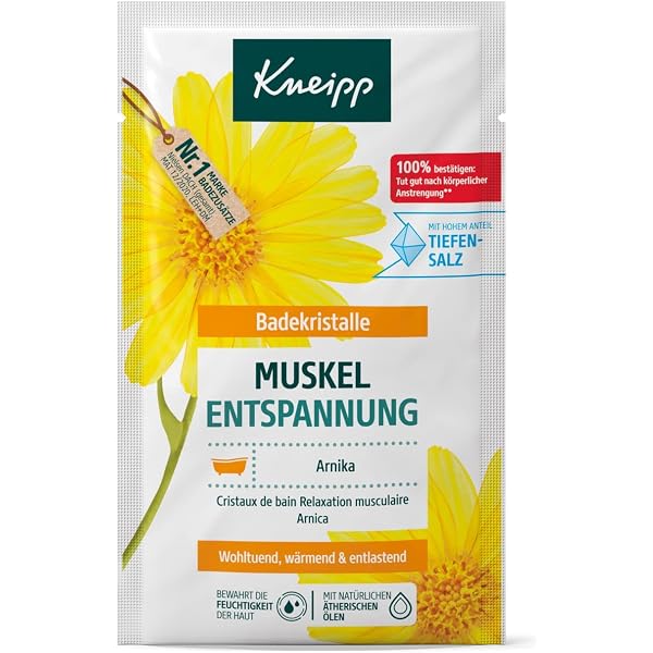 Kneipp Badesalz Lavendel Beruhigend - 500 G, Für Entspannende Bäder, Natürliche Salzkristalle