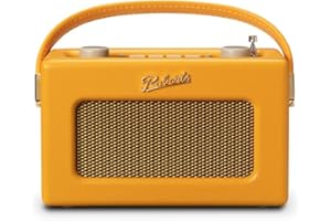 ROBERTS RADIO Roberts Revival Uno BT Dab+/FM/Bluetooth Radio Portable Radio réveil, Jaune