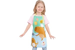 WERNNSAI Delantales para Niñas y Niños Impermeable - Delantal con Bolsillo