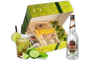 ‎HANSEN OBST Hansen Obst - Geschenkbox "Caipirinha-Cocktail" - Cocktail Mix Set - Präsentkorb Cocktail-Starter-Set - Geschenk Cocktail Liebhaber