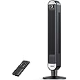 Dreo Smart Tower Fan for Bedroom, 90° Oscillating Fan with Voice Control, 42 Inch Floor Fan with 12H Timer, 28dB Quiet Bladeless Standing Fan with LED Display, Work with Alexa/Google