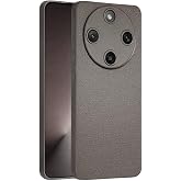 Coverzone Honor Magic 8 Lite ile uyumlu Kılıf Deri G&ouml;r&uuml;n&uuml;ml&uuml; Thermax Silikon kılıf Kamera Korumalı Kompakt Tasarım Honor Magi