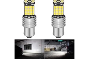 KATUR 2 szt. biała 850LM 1156 P21W BA15S 4014 45SMD dekoder lampa Canbus żarówka światła cofania z rezystorem lampa LED kierunkowskazy