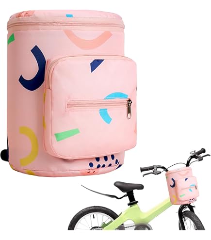 ANZOME Panier de vélo avant pour enfant - Sacoche de guidon avec