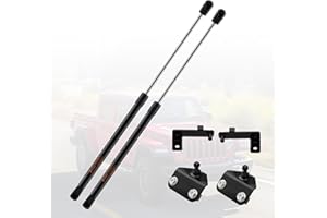 PAMAGOO Hood Lift Support Gas Strut for 2018-2023 Jeep Wrangler JL & 2020-2023 Jeep Gladiator Car Front Bonnet Hood Engine Cover with Brackets Replacement Parts, 2PCS, 18-23JW