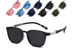 Musivon Gafas sol niño Polarizadas para Niñas y Niños de 3 a 10 años Gafas de sol de goma flexible