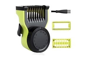 RAITWAHL Sabot Visage+Corps Compatibilité avec QP2520, QP2530, QP2620 QP2630, Avec Protecteur Peau, Peigne Corps, Brosse,et Sabot Réglable de 0,4 à 10mm Tondeuse Non Incluse