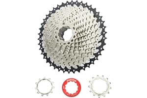 CYSKY 11 Speed Cassette 11-25T/11-28T/11-32T/11-36T/11-40T/11-42T/11-46T/11-50T/11-52T Cassette Fit for Mountain Bike, Road Bicycle, MTB, BMX (Light Weight)