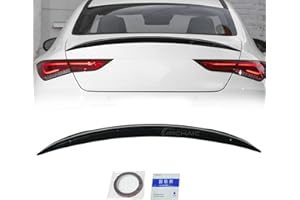 Archaic Spoiler posteriore Compatibile per Mercedes-Benz CLA 220 C118 2019-2024, AMG CLA labbro posteriore, Spoiler Tetto Posteriore in ABS Accessorio esterno con nastro biadesivo