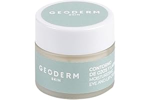 GEODERM SKIN Contorno de Ojos y Labios Orgánico - Tratamiento Antiarrugas con Ácido Hialurónico, Spilanthes y Cafeína - Efecto Reafirmante e Hidratante - 10 ml