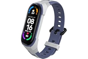BDIG Wymienny pasek do Xiaomi Mi Band 5 Mi Band 4/3 - Miękki silikonowy pasek - Akcesoria do Xiaomi Mi Band 5/4/3 (bez hosta)