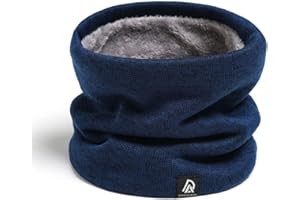 TRABIG Zimowy polar męski podgrzewacz szyi cieplej szyi dzianiny termicznej, szalik mężczyźni kobiety zima pętla szalik narciarski Motocykl Kolarstwo Ochraniacz na szyję Polar Unisex