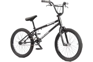 KHEBIKES KHE - Código de barras para bicicleta BMX LL (aluminio, 20 pulgadas, con rotor Affix solo 10,0 kg), color negro