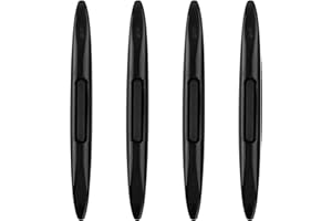 JOYAN Protection de Bord de Porte 4 Pièces Voiture Bord de Porte Protection Bandes Autocollant Anti-frottement/Anti-Collision Protege Portiere Voiture Rétroviseur pour la Plupart des Voitures Noir