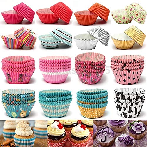 Confezione Da 0 Colore Marrone Pirottini Di Carta Faistongateau Avvolgi Muffin Decorativi Accessori E Utensili Per Pasticceria Bepco Ee