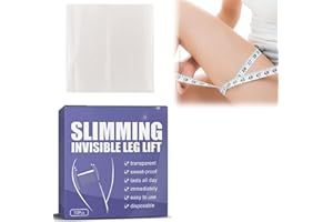 SHENGQIU 10PCS Thigh Lift Tape,Body Tape for Skin,Leg and Thigh Lifters,Firming Thigh Patch,Invisiblely Leg Lifting Sticker,Thigh Lifting Tape for Men Women,All-Day Sweatproof Leg Tightening Tape Shaping
