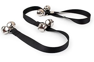 MOTTDAM Adjustable Dog Puppy Door Bell for Toilet Potty Bathroom Training Housetraining Doorbell Rope for House Training Small Medium and Large Dogs