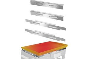 Uppgraderade vindskydd för 28 tum Blackstone Griddle, Blackstone Griddle Tillbehör, Magnetiska 430 rostfritt stål vindskärmar, håller värme, skydda låga, spara gas