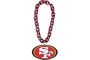 Aminco NFL San Francisco 49ers Team Fan-Kette, Rot