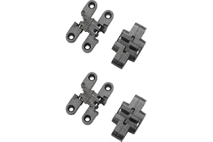 GEFONG 180 Graders Mini Dolda Gångjärn 43 mm för Skåpdörr Panelanslutning Liten Låda av Trä DIY Gångjärn i Zinklegering för V